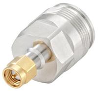 32s164-k00n1 Rosenberger Straight 50Ω Coax Adapter SMA Plug to 4.3-10 Socket 12GHz