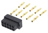 m80-8881005 HARWIN Datamate Connector Kit Containing 10 way DIL Female Shell, Crimps