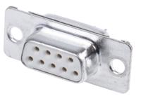 de09s364tlf Amphenol Communications Solutions D 9 Way Through Hole D-sub Connector Socket, 2.74mm Pitch