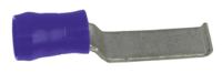 154724 TE Connectivity Hooked, PIDG Insulated Crimp Blade Terminal 17.2mm Blade Length, 1.25mm² to 2mm², 16AWG to 14AWG, Blue