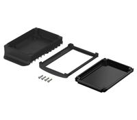 48314355hmt2 Bopla BoVersa Series Black Polycarbonate General Purpose Enclosure, 216 x 120 x 55.5mm