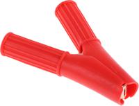 bu-46a-2l Mueller Electric Crocodile Clip, Copper-Plated Steel Contact, 50A, Red