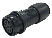 pxp401103p5055 Bulgin Circular Connector, 3 Contacts, Cable, Miniature Connector, Socket, Male, IP66, IP69K, IP68, Buccaneer 4000