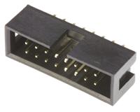 t821116a1s100ceu Amphenol Communications Solutions T821 Series PCB Header, 16 Contact(s), 2.54 mm Pitch, 2 Row, Shrouded