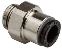 3101-16-17 Legris LF3000 Series Straight Threaded Adaptor, G 3/8 Male to Push In 16 mm, Threaded-to-Tube Connection Style
