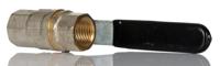 602112138 Norgren Nickel Plated Brass Ball Valve, Process Ball Valve, Threaded, ISO 3/8in, 8mm, -0.4 → 40bar Operating