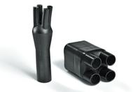 404-18020-418-4-b8w2-po-x-bk HellermannTyton Heat Shrink Boot, Black 60mm Sleeve Dia. x 202mm Length, Helashrink 400 Series