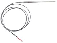 psot6ht200pt100cla1x4fils4ld06b032000 Correge PT100 RTD Sensor, 6mm Dia, 200mm Long, 4 Wire, +500°C Max