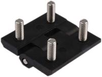 283-4091 RS PRO PC Butt Hinge, Bolt-on Fixing, 40mm x 40mm x 5mm