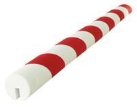 pu208rb Viso Red, White Corner Protection 40mm