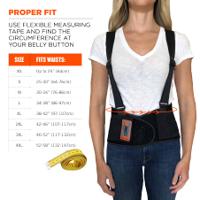 11285 Ergodyne Black Back Support Belt, 38 → 42in