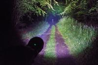 nsmagnum3000 Nightsearcher LED Torch Black - Rechargeable 3000