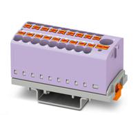 3273126 Phoenix Contact Distribution Block, 19 Way, 4mm², 24A, 690 V, Blue