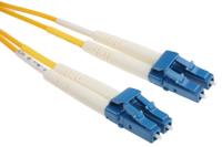 135-597 RS PRO LC to LC Duplex Single Mode OS1 Fibre Optic Cable, 9/125μm, Yellow, 1m