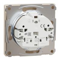 mtn2500-6033 Schneider Electric D-Life Cream 1 Gang Plug Socket, 2 Poles, 16A, Type E - French, Indoor Use