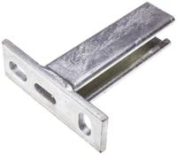 p-2663-150 Unistrut Steel 150mm Cantilever Arm With 135 x 45mm Base 0.77kg