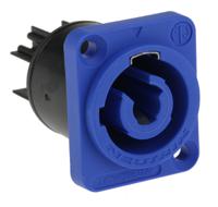 nac3mpxxa Neutrik Mains Plug, 20A Black, Blue, Panel Mount Nylon, 250 V