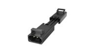 flhr3p008a0 Amphenol Communications Solutions FLHR3P008 Series Straight PCB Socket, 3-Contact, 1-Row, 2.5mm Pitch, Socket