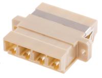 121-3956 RS PRO LC to LC Multimode Duplex Fibre Optic Adapter, 0.1dB Insertion Loss
