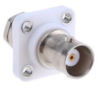 r141277000 Radiall, Jack Flange Mount BNC Connector, 50Ω, Clamp Termination, Straight Body