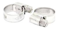172-0592 RS PRO Stainless Steel 316 Slotted Hex Hose Clip, 12.3mm Band Width, 9.5 → 12mm ID