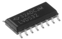sn65lvds32d Texas Instruments SN65LVDS32D, LVDS Receiver Quad LVTTL, 16-Pin SOIC