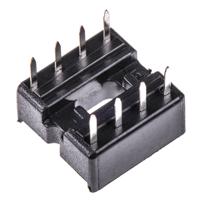 a-08-lc-tt ASSMANN WSW 2.54mm Pitch Vertical 8 Way, Through Hole Stamped Pin Open Frame IC Dip Socket, 1A