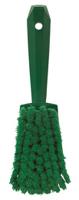 41943 Vikan Soft Bristle Blue Scrubbing Brush, 270mm bristle length, Polyester, Polypropylene, Stainless Steel bristle