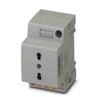 0804132 Phoenix Contact Italy Mains Sockets, 16A, DIN Rail, 250 V
