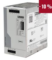 2904622 Phoenix Contact QUINT POWER Switched Mode DIN Rail Power Supply, 400V ac ac Input, 24V dc dc Output, 20A Output, 480W
