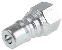 h6-63-bspp Parker Steel Male Hydraulic Quick Connect Coupling, G 3/4 Female