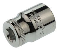 6700sm-13 Bahco 1/4 in Drive 13mm Standard Socket, 6 point, 24.7 mm Overall Length