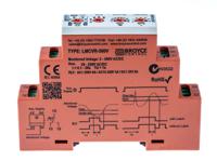 lmcvr-500v-24-230vacdc Broyce Control Voltage Monitoring Relay, SPDT, 2 → 500V ac/dc, DIN Rail