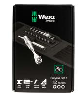 05004170001 Wera 12 Piece Bicycle set 1 Tool Kit with Compact Textile Folding Bag