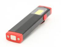 219-8139 RS PRO LED Pocket Torch Black, Red - Rechargeable 400 lm, 89 mm