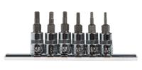 262-0218 RS PRO 6-Piece Imperial 1/4 in Bit Socket Set , Tamperproof Hex Bit