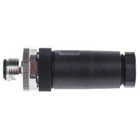 t4111002051-000 TE Connectivity Circular Connector, 5 Contacts, Cable, M12 Connector, Plug, Male, IP67, T411 Series