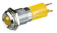 192102z2 CML Innovative Technologies Yellow Panel Mount Indicator, 12V, 14mm Mounting Hole Size