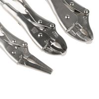 847-3768 RS PRO 3-Piece Locking Plier Set, 250 mm Overall