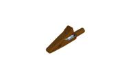 930319105 Hirschmann Test & Measurement Alligator Clip 2 mm Connection, Stainless Steel Contact, 6A, Brown