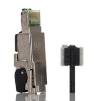 130047-8010 Molex 130047 Series Male RJ45 Connector, Cable Mount, Cat5e, Cat6a Straight 8P8C -Way