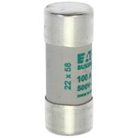 c22m100 Eaton 100A Ceramic Cartridge Fuse, 22 x 58mm
