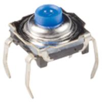ksa0v211lftr C & K IP60 Silver Standard Tactile Switch, SPST 50 mA Through Hole