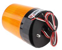 907-5980 RS PRO Amber Flashing Beacon, 10 → 100 V dc, Screw Mount, LED Bulb, IP67