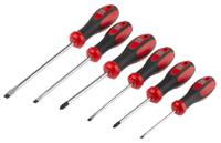125-3102 RS PRO F99-602 Pozidriv; Slotted Screwdriver Set, 6-Piece