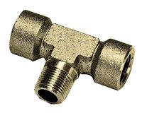 0158-10-10 Legris Brass Pipe Fitting, Tee Threaded Branch Tee, Female BSPP 1/8in to Female BSPP 1/8in