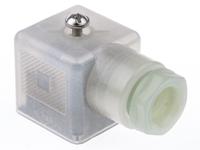 1527919 Phoenix Contact SACC 3P DIN 43650 A, Female Solenoid Valve Connector with Indicator Light, 24 V Voltage