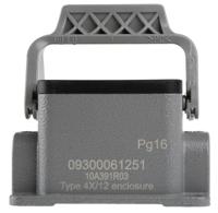 09300061251 HARTING Han B Heavy Duty Power Connector Housing, PG16 Thread