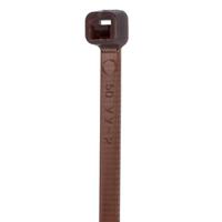 pct-0150-030-br-100 NEMIQ Cable Tie, , 150mm x 3.3 mm, Brown Nylon, Pk-100