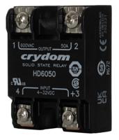 hd6050 Sensata Crydom HD60 Series Solid State Relay, 50 A Load, Panel Mount, 660 V ac Load, 32 V Control